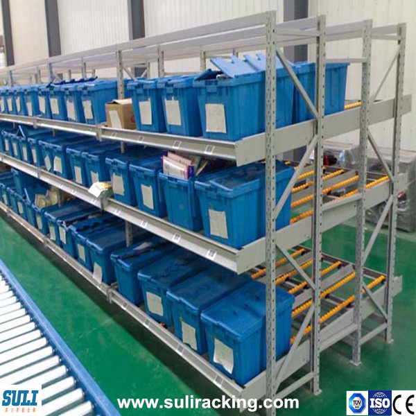Live Pallet Flow Storage Racking, Carton Flow Racking