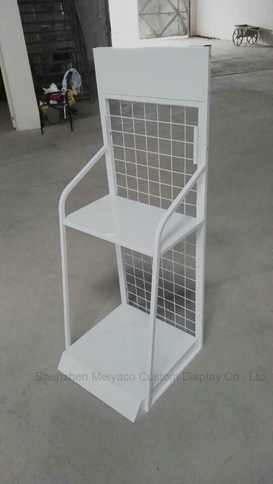 Customized Logo Metal Floor Shelf Stand Tools Exhibition Display Rack