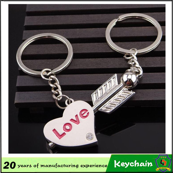 Promotional Arrow and Heart Shape Key Chain