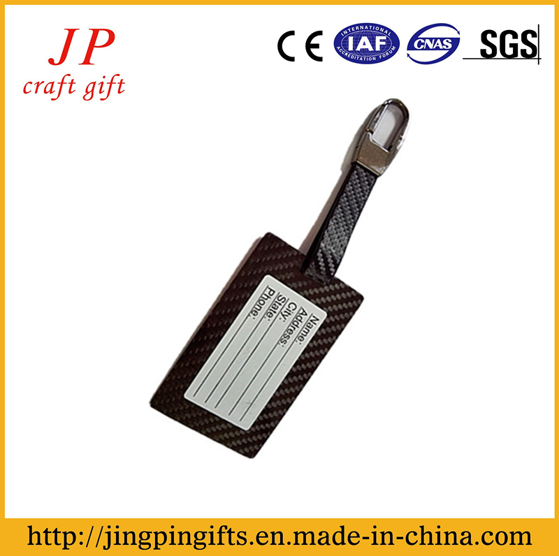 The Black Color Metal Business Card Holder with a Chain