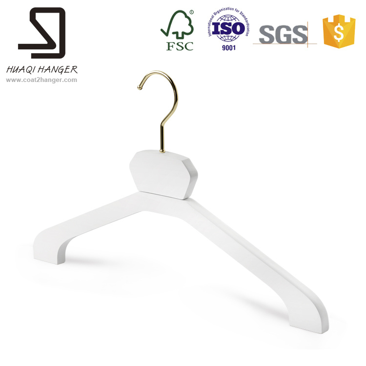 White Wooden Hanger for Clothes