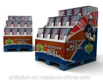 High Quality Paper Material Corrugated Laminate Flooring Display Rack for Milk