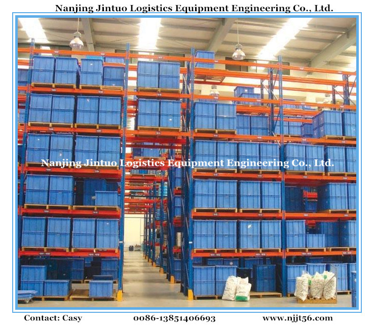 High Quality Push Back Pallet Rack for Warehouse Storage Equipment