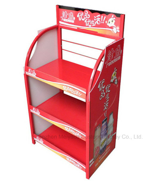 Store Drink/Beverage Iron Metal Display Rack Stand