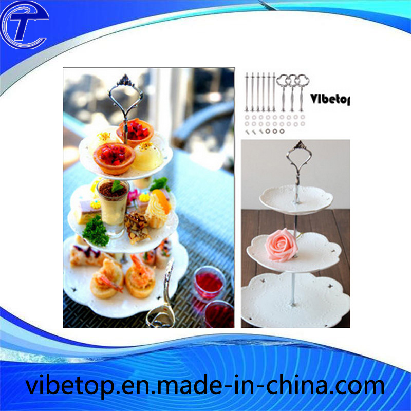 Metal Cake Stand Plate Holder for Party Display