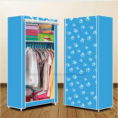 Non-Woven Wardrobe Combination of The Overall Simple Korean Wardrobe Single Wardrobe Dust-Proof Small Wardrobe Dust (FW-26)
