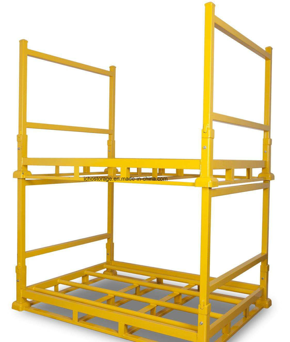 Stacking Storage Frame Textile Industrial Folding Tier Rack