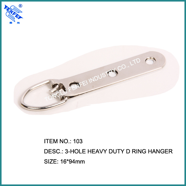 3 Holes Strap D Ring Picture Frame Part Hook
