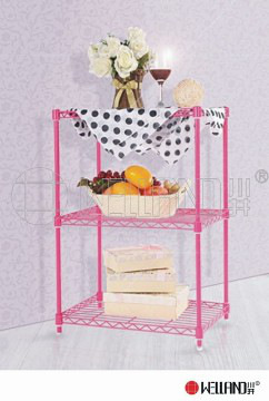 DIY 3-Tier Adjustble Mini Metal Storage Rack