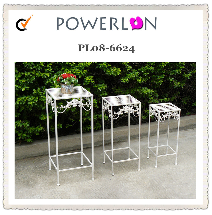 3PC French Market Home Decor Plant Stands Shelf Rack