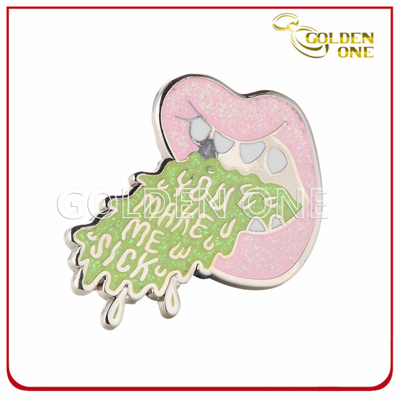 High Quality Nickel Plated Hard Enamel Pin Badge