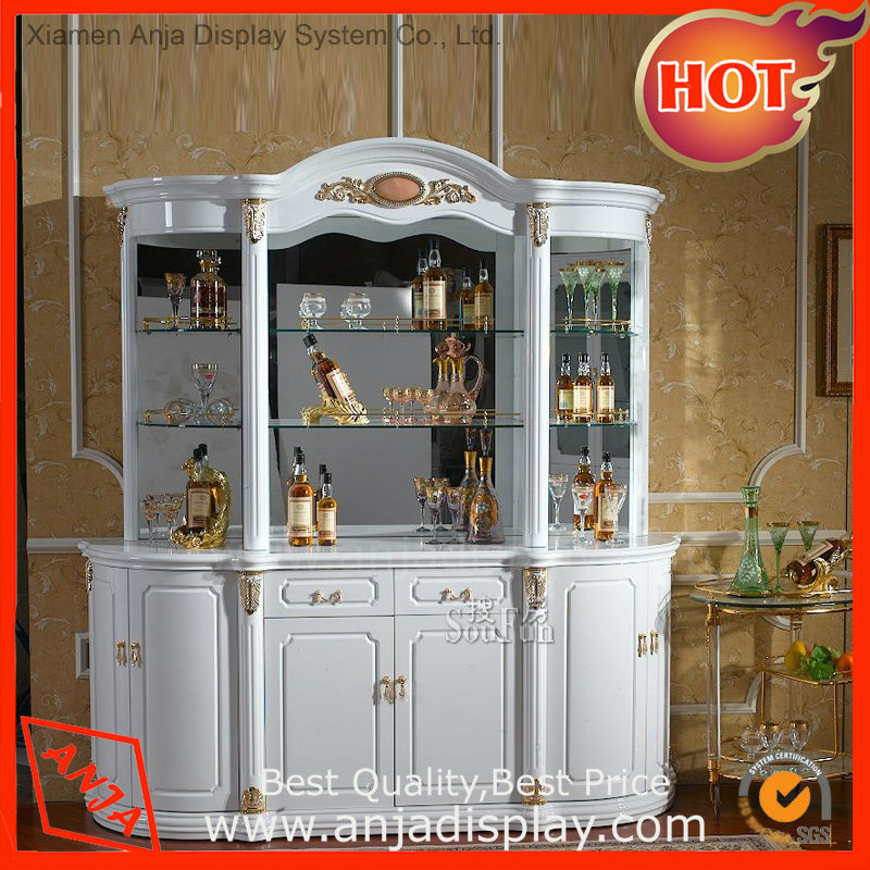 Wooden Display Wine Shelf