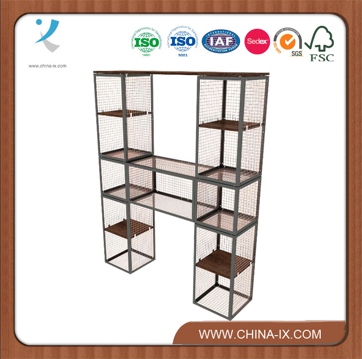 12 Shelves Triple Wall Display Fixture