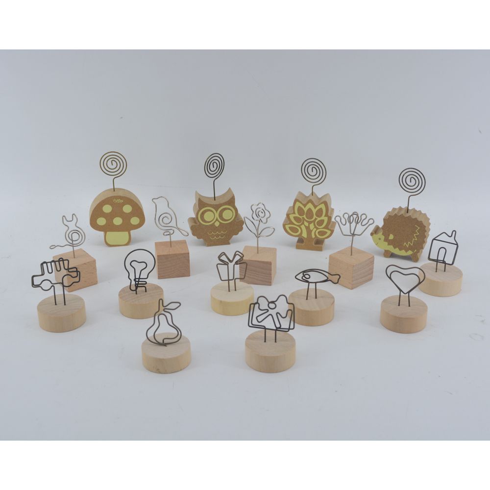 Wooden Memo Holder with Special Shape