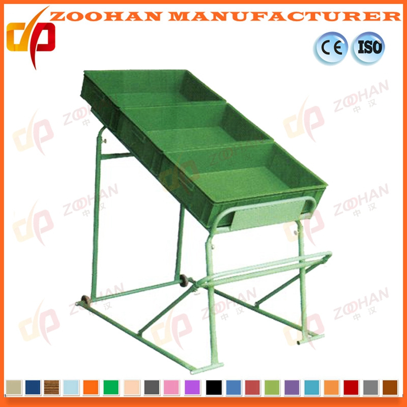Metallic Fruit and Vegetable Display Shelving Rack for Supermaket (Zhv37)