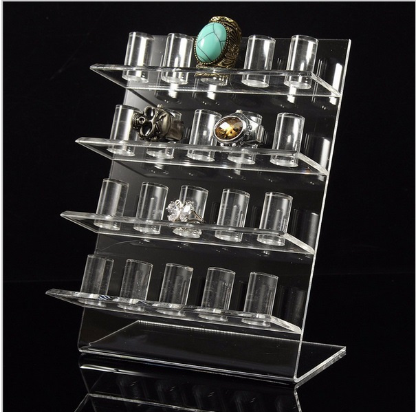 First Direct Manufacturer Customize Acrylic Ring Display, Display Rack