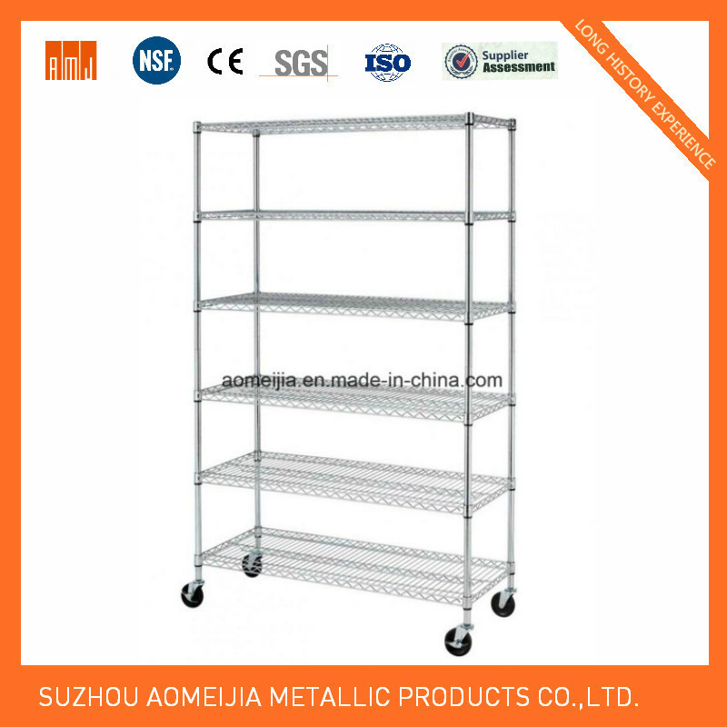 Metal Wire Display Exhibition Storage Shelving for Slovakia Shelf