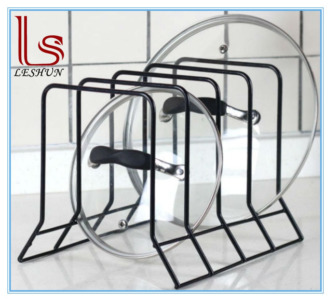 /proimages/2f0j00lmYEyHVcEdou/kitchen-bakeware-pot-lid-rack-holder-organizer-black-.jpg