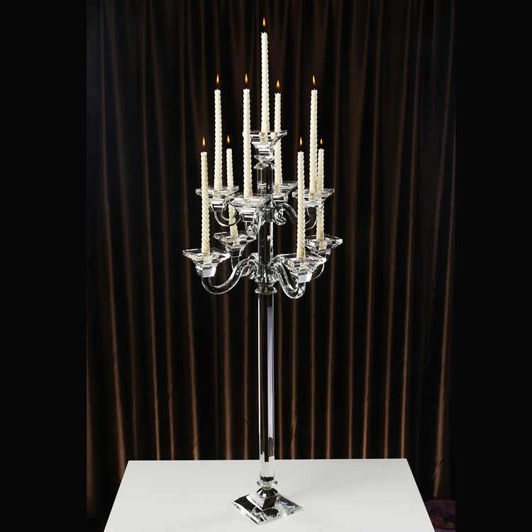 High Quality Crystal Candle Holder for Home Decoration