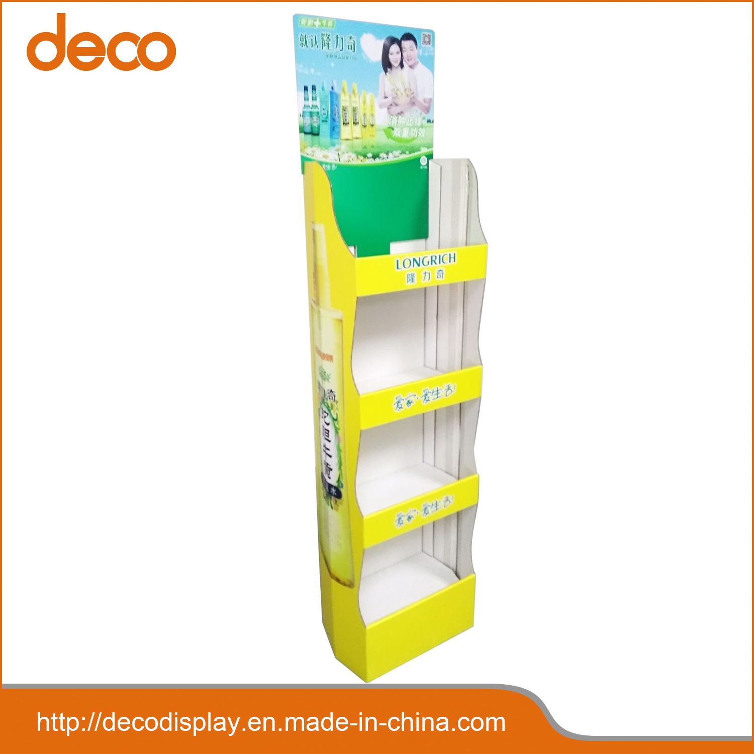 Cardboard Display Stand Store Paper Display Shelf