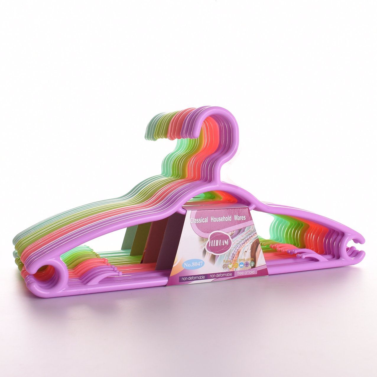 Coat Classiacl Candy Color Plastic Hangers