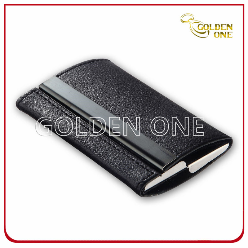 Best Seller Black PU Leather Business Card Holder