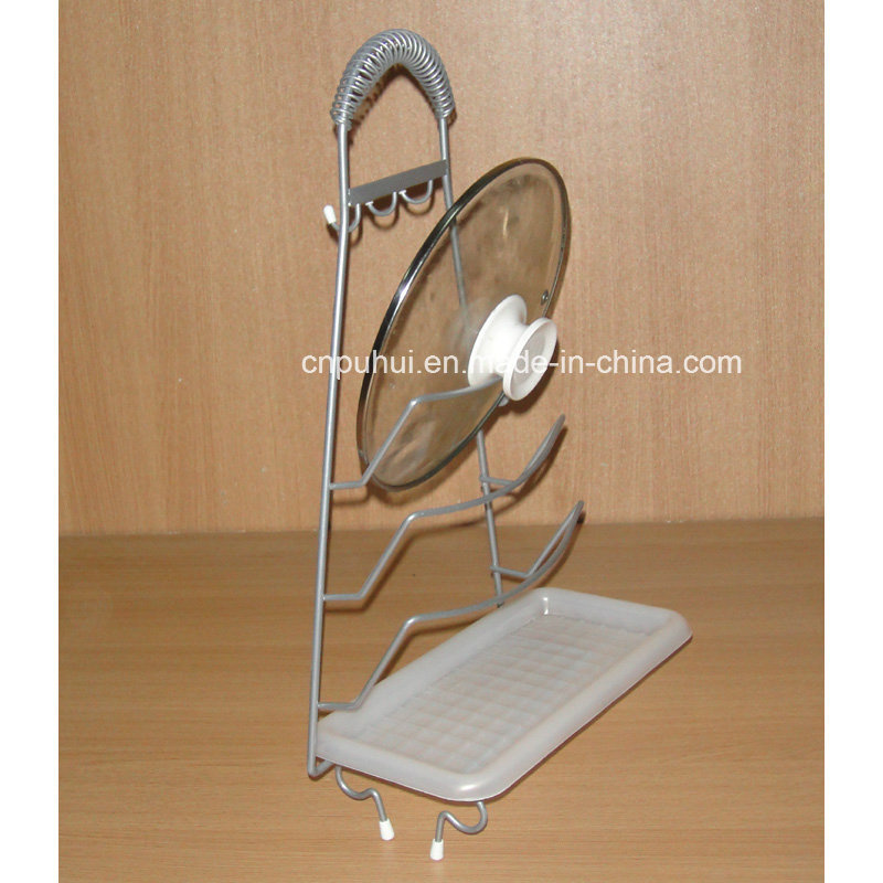 Metal Wire Pot Cover Storage Holder (LJ9007)