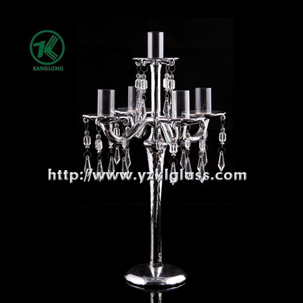 Glass Candle Holder for Home Decoration by BV...