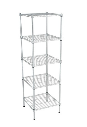 NSF Chrome Square DIY Home Steel Storage Shelf, Hot Sale for EU Home Shelves