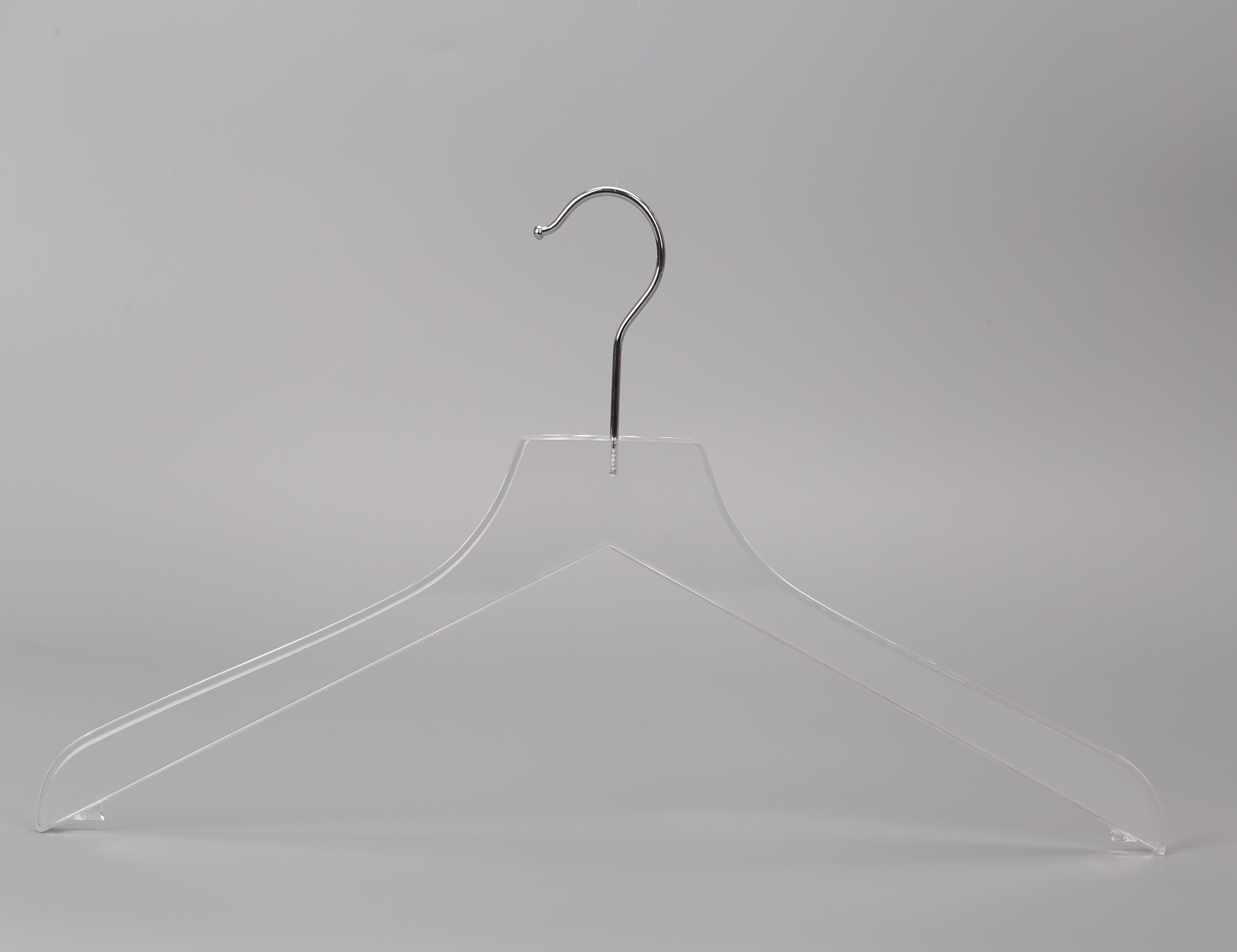 Pretty Clear Acrylic Clothes, Coat Hanger Custom Wholesale
