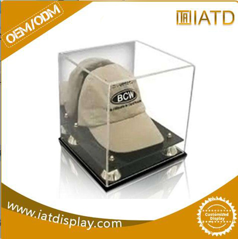 Clear Acrylic Counter Storage Supermarket Wall Display Shelf
