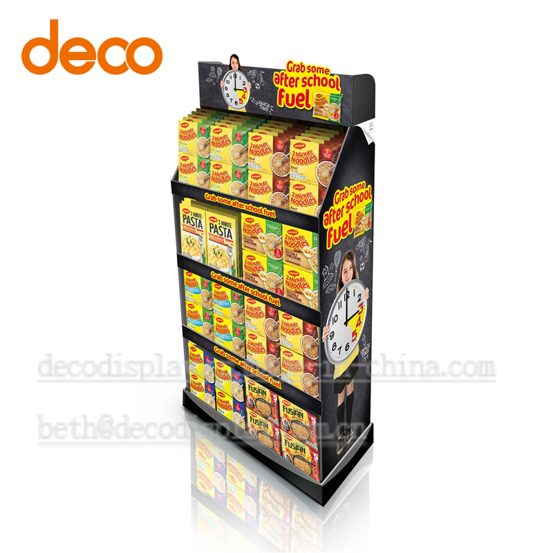 Floor Standing Cardboard Retail Display Shelves