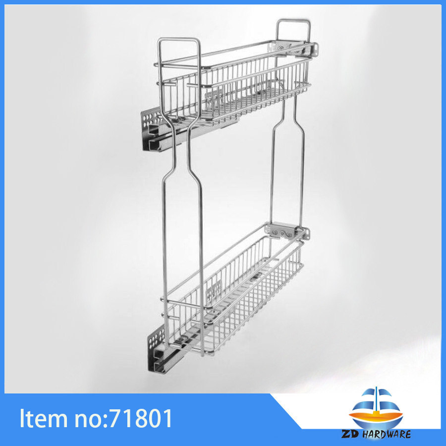 3D Kitchen Wire Storage Dish Drawer Cabinet Baskets