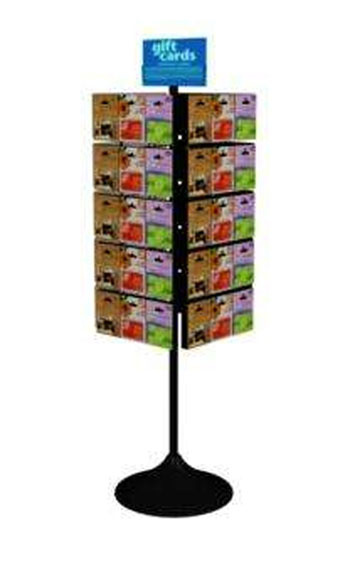 CD Spinner Display Rack with Customised Pockets