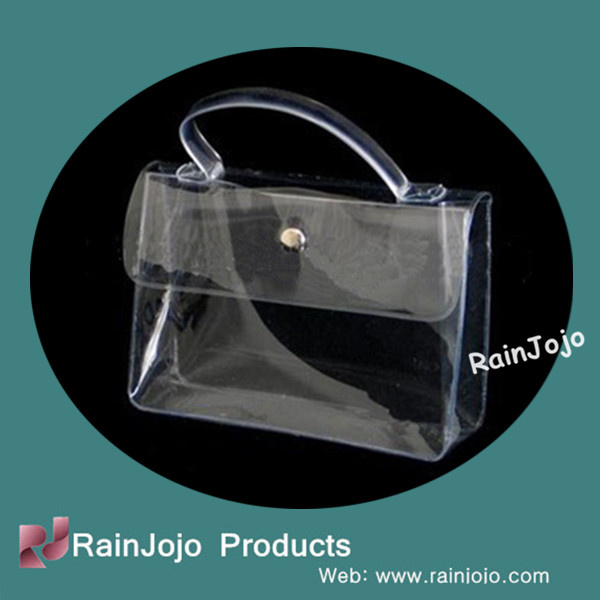 Transparent PVC Document Bag with Handle
