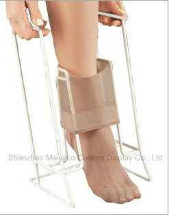 Customized Increase Wear Socks Twisted Iron Wire Tripod Health Care Display Rack