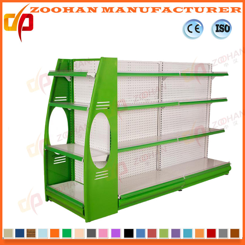 Double Side Gondola Punch Back Board Supermarket Shelf (ZHs641)