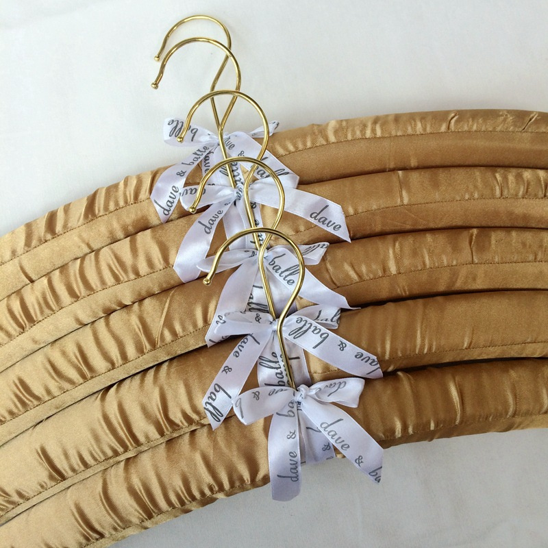 Manufacturing Bedroom Satin Padded Garment Hanger