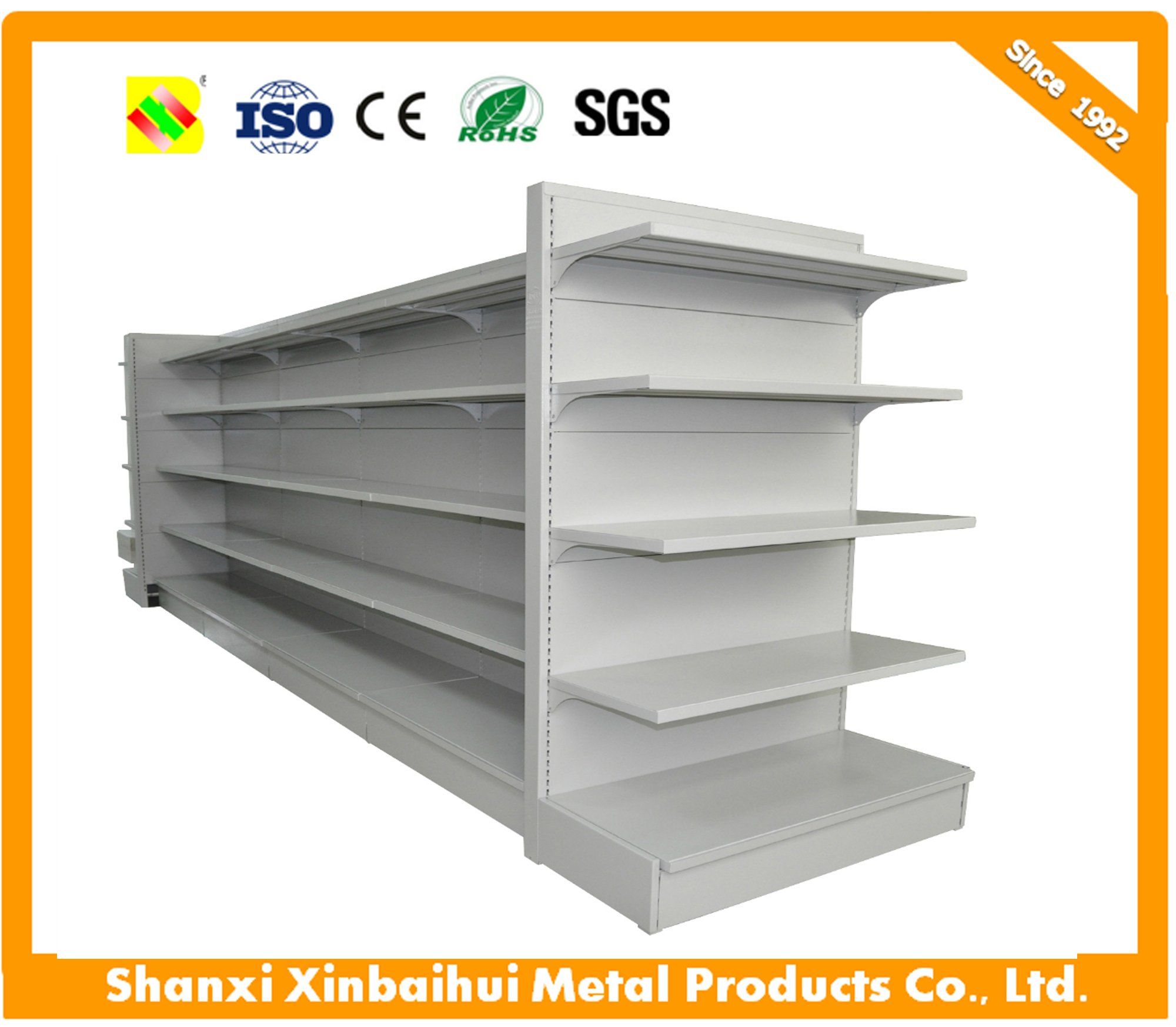 Decorative Fruit Vegetable Stopper Supermarket Shelf with Ce