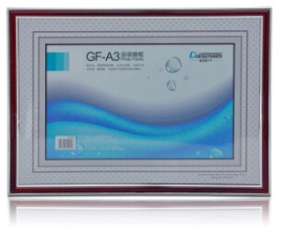 A3 Red and Blue Color Picture Storage Wooden Photo Frame E1012