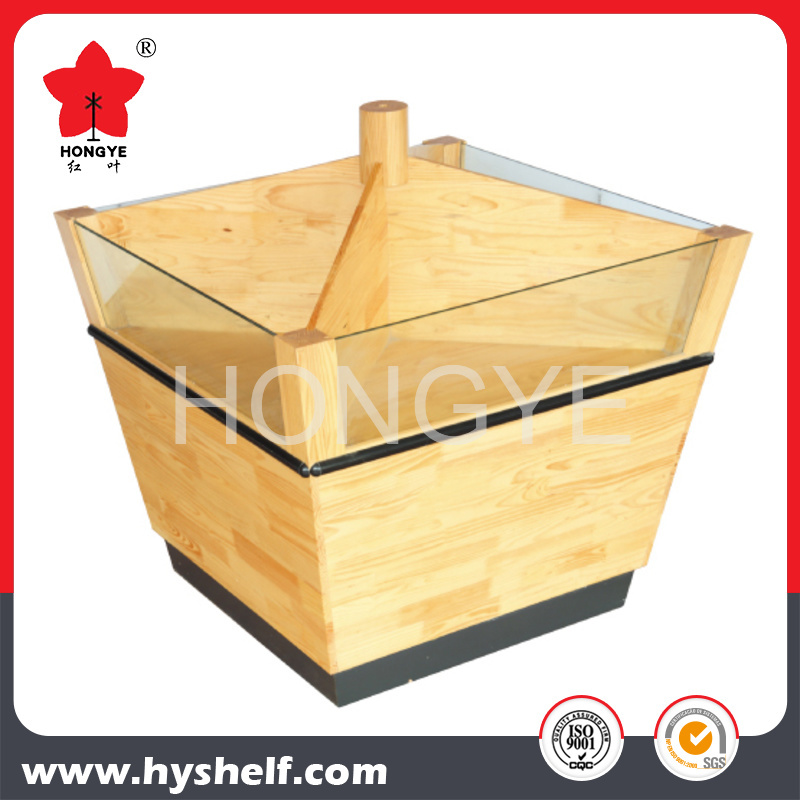 Supermarket Wooden Display Rack