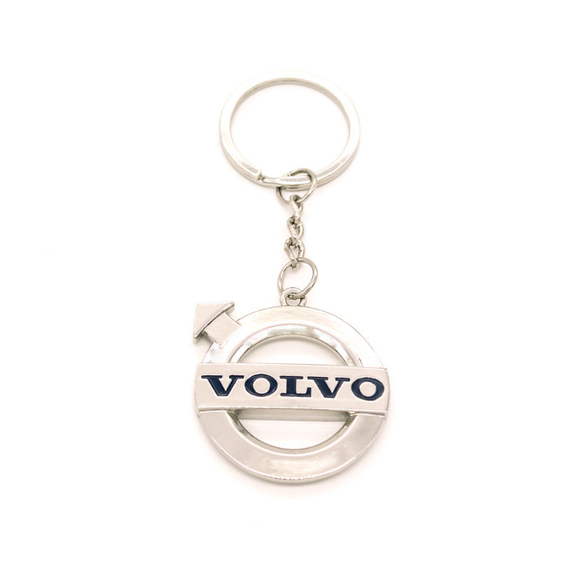 Enamel Customized Car Metal Key Ring Dog Embroidered Emoji Engraved