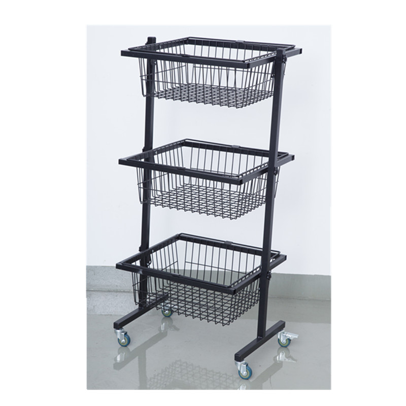 Supermarket Wire Basket Display Rack Accessories Retail Store Shelf