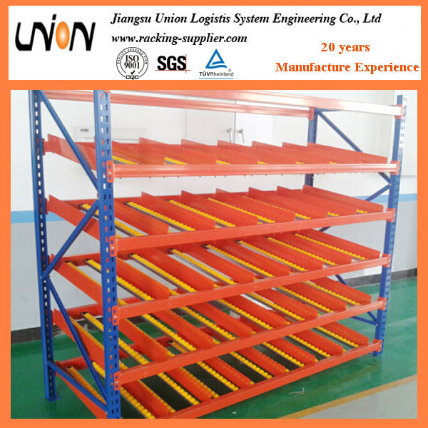Warehouse Carton Flow Through Rack by Dynamic Storage