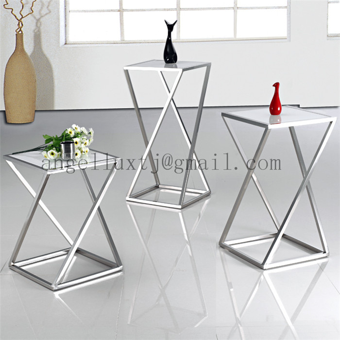 Fashion Style Stainless Steel Decorative Shelf Display Shelf for Flower Plant Sculpture