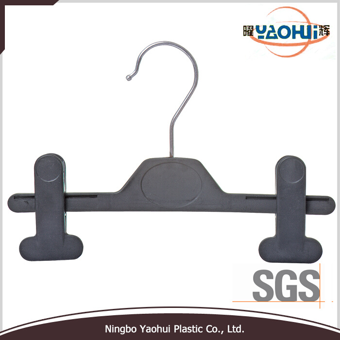 Plastic Pants Hanger with Metal Hook for Display (4511-22)
