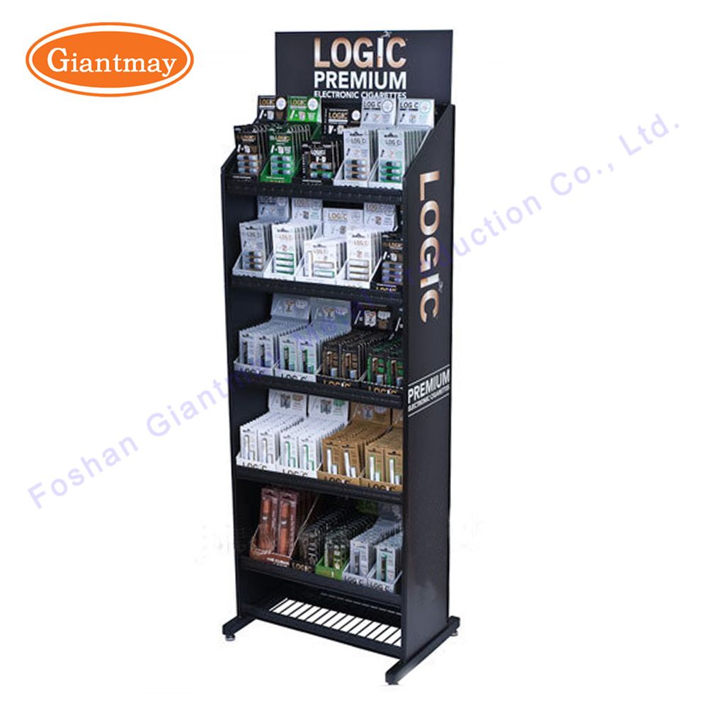 Single Side Metal Retail Supermarket Battery Display Exhibition Battery Rack