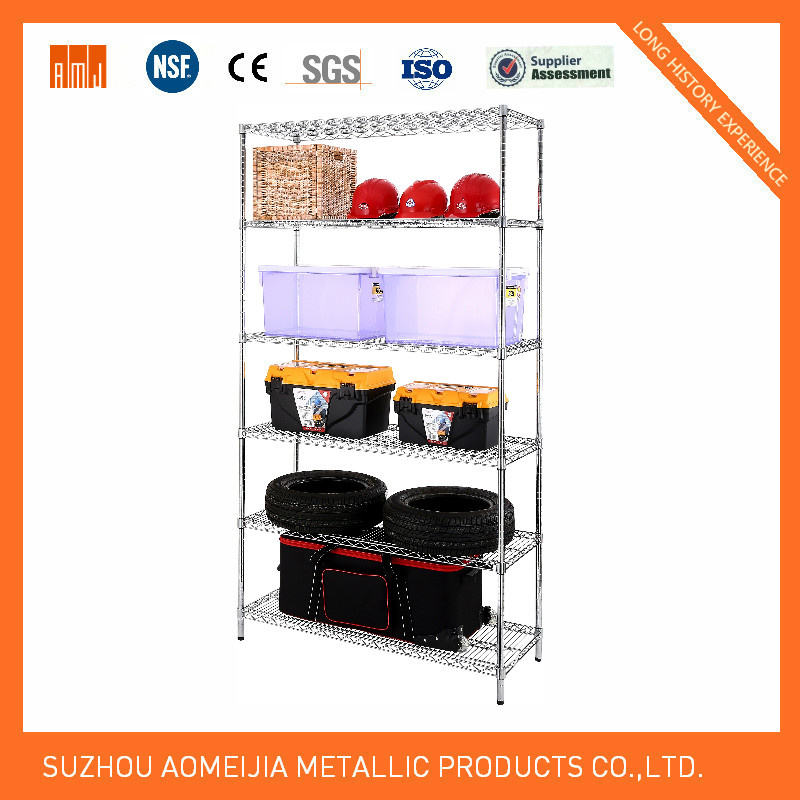 Newspaper Metal Storage Rack/Wire Mesh Storage Shelving/Adjustable Wire Mesh Metal Rack