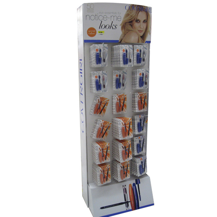 Fashion Paper Cardboard Hook Hanging Counter Display Boxes