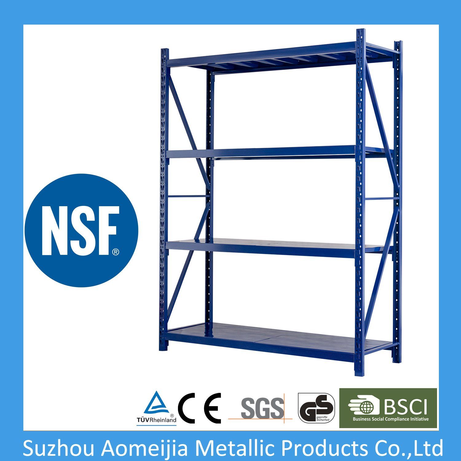 Pallet Divider Racking, Heavy Duty Shelf, Raw Material Storage Rack